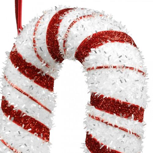 gjenstander Deco Candy Cane Jul Rød Hvit Stripet H34cm