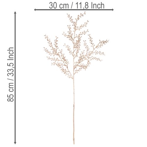Kunstig gren med små bær, 85 cm | Floristik24.no