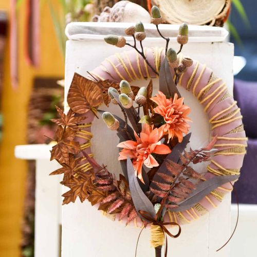 Floristik24 Gren med ekorn brun, grønn L30cm