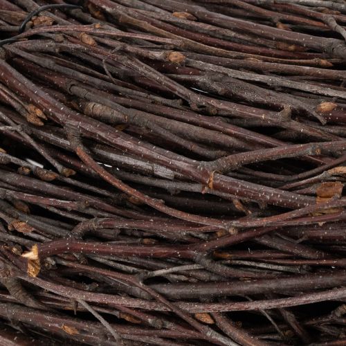 gjenstander Klassisk dekorativ pilekrans for kreative arrangementer, 59 cm