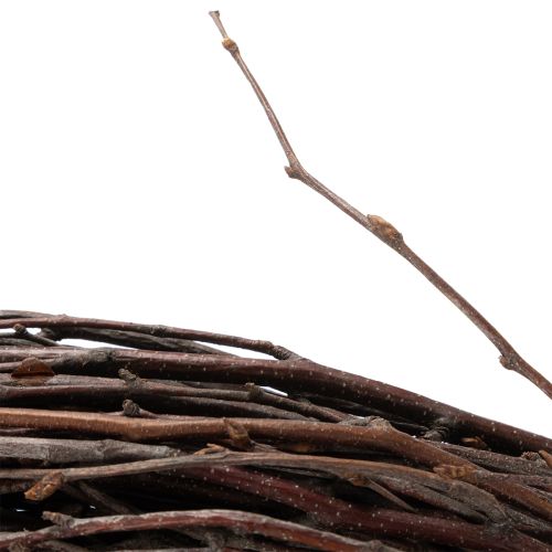 gjenstander Klassisk dekorativ pilekrans for kreative arrangementer, 59 cm