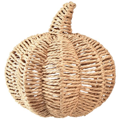 gjenstander Dekorativ gresskar raffia naturlig rustikk høstdekorasjon Ø25cm H25cm