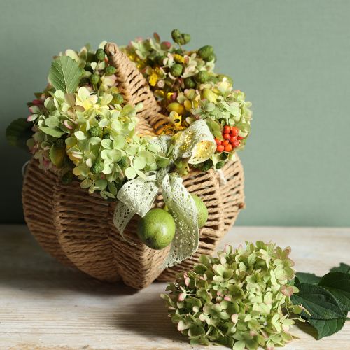 gjenstander Dekorativ gresskar raffia naturlig rustikk høstdekorasjon Ø25cm H25cm