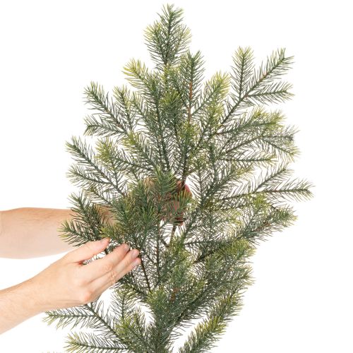 Kunstig grangrenkrans for kreativ blomsterdekorasjon, 175 cm | Floristik24.no