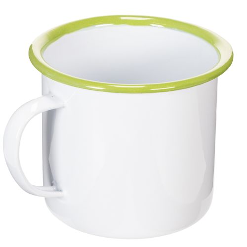 Dekorativt krus/blomsterpotte, emaljert, Ø11,5 cm H10 cm | Floristik24.no