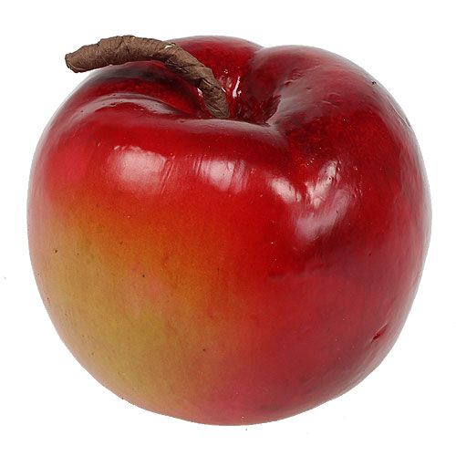 Floristik24 Dekorativ eple rød 18cm