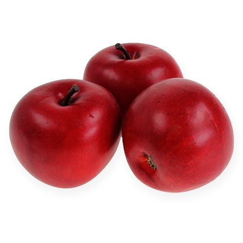 Floristik24 Dekorativ eple rød 6,5cm 12stk