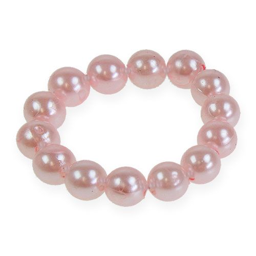 gjenstander Deco perler Ø10mm rosa 115p