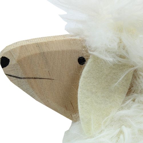 Floristik24 Påskesau hvit 18cm