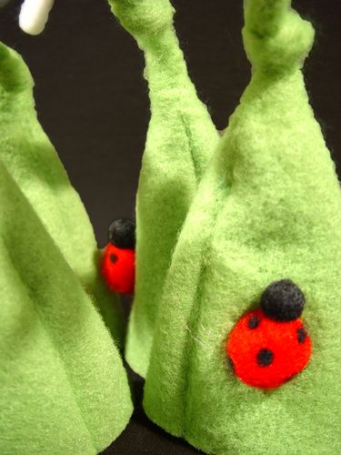 Floristik24 Eggvarmer filtblomster 16cm 4stk