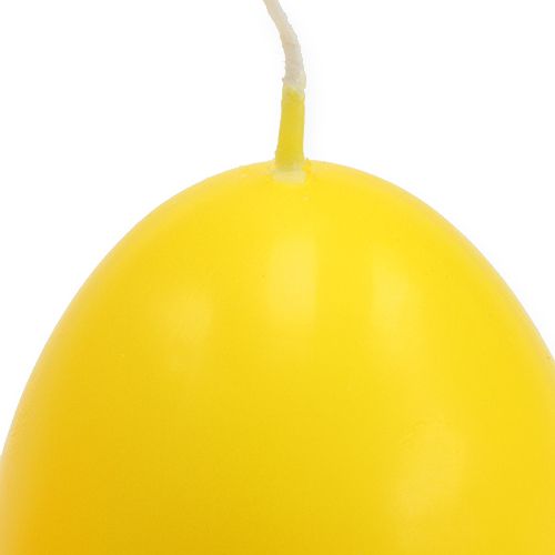 gjenstander Dekorative eggelys oransje, gule Ø6cm H12cm 4stk