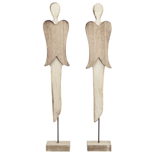 Floristik24 Engletrefigur julehvitvasket H46cm 2 stk