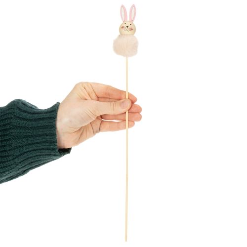 gjenstander Fluffy påskeharefigurer for muntre påskefeiringer, romdekorasjon, 34 cm, 12 deler