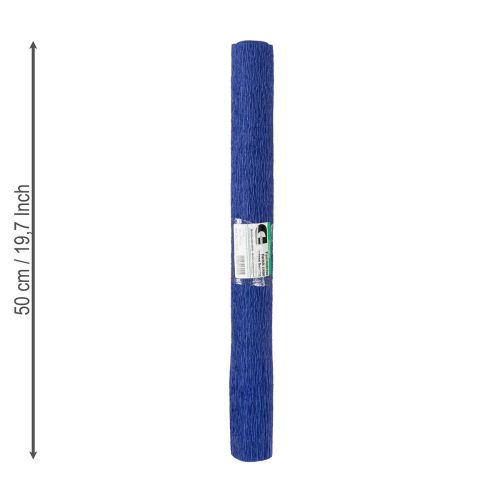 gjenstander Blomsterhandler kreppapir mørkeblått 50x250cm