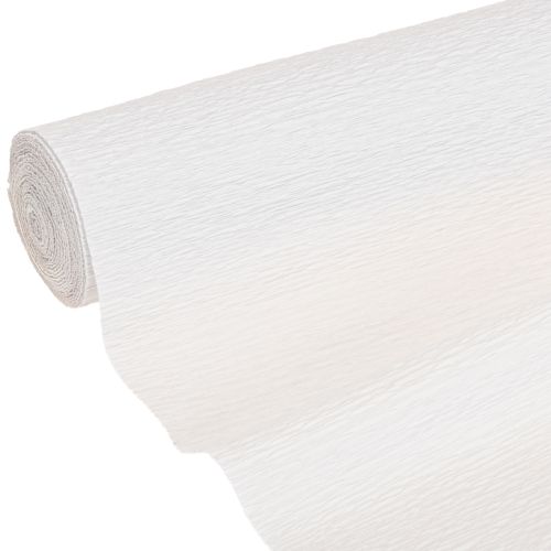 Floristik24 Blomsterhandler kreppapir blomsterhandler krep hvit 50×250 cm 5 stk