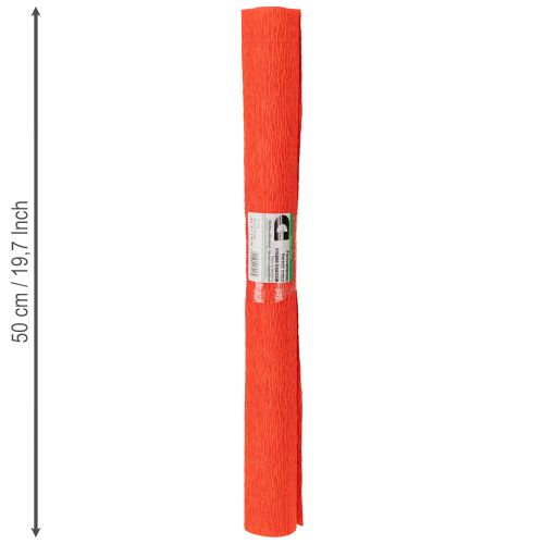 gjenstander Blomsterhandler kreppapir rødt 50x250cm