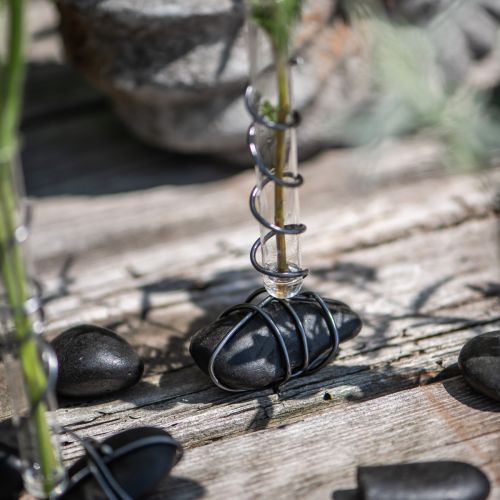 gjenstander Elvestein svart matt 2 cm - 5 cm 1 kg