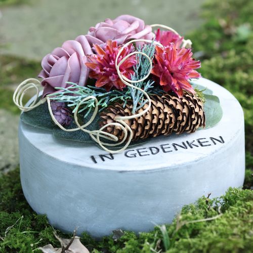 gjenstander Skumrose Ø10cm gammelrosa 8 stk