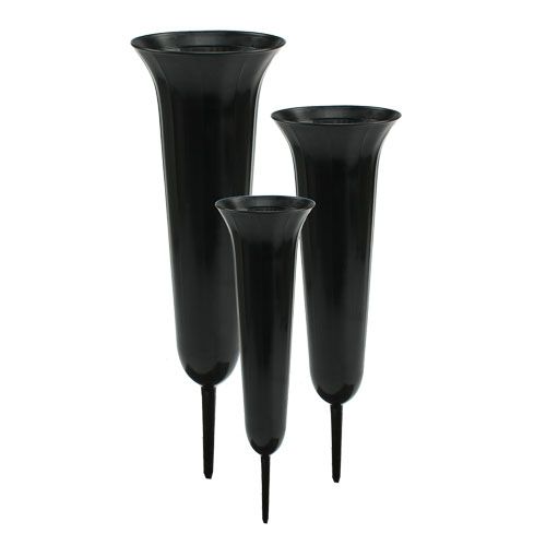 Floristik24 Gravvase, kirkegårdsvase, plug-in vase