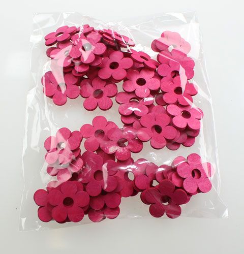 Treblomster Ø4cm rosa 72 stk | Floristik24.no