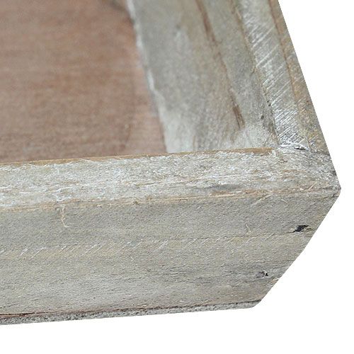 Floristik24 Treskål lys grå 39cm x 15cm