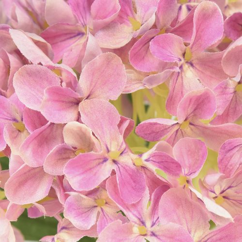 Floristik24 Hortensia kunstrosa kunstblomst rosa Ø15,5cm 45cm