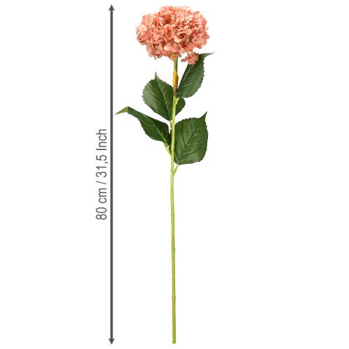 gjenstander Hortensia Rosa 80cm 1 stk