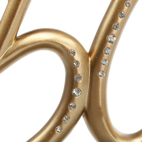 Floristik24 Jubileumsnummer "50" for å feste gull 15,5 cm