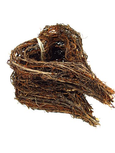 Floristik24 Hjerteformet grenkrans 20x25cm 4 stk natur