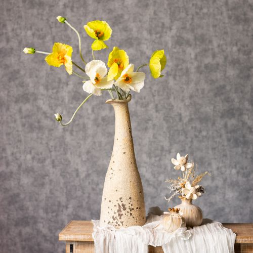 gjenstander Kunstig valmuedekorasjon for stuer og kontorer, 95 cm