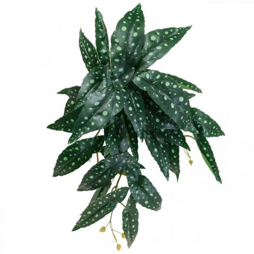 Kunstig Begonia Kunstplante Grønn, Mørk Grønn 42×28cm