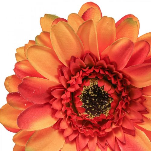 gjenstander Kunstig gerbera blomst, kunstig blomst oransje Ø11cm 50cm