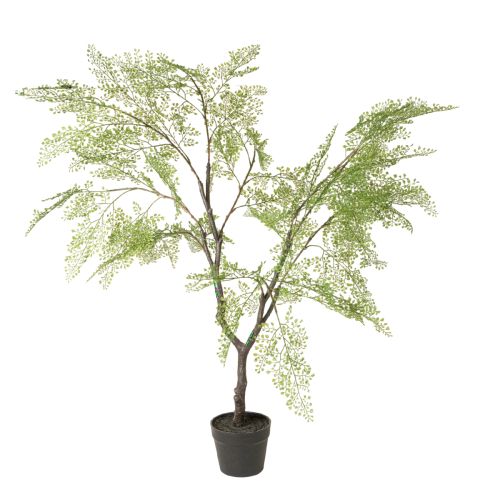 Kunstig tre med fine blader, 120 cm | Floristik24.no