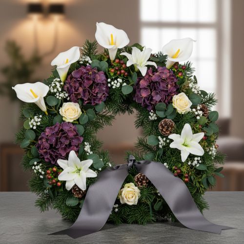gjenstander Kunstig calla med gul støvbærer, dekorative blomster, 35 cm, 10 stk.