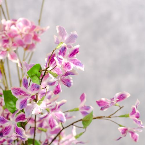 gjenstander Kunstig klematisblomst, langvarig borddekorasjon, 110 cm, 3 deler