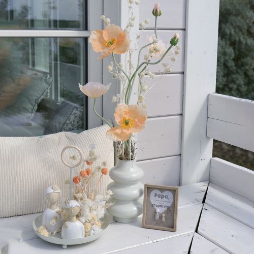 gjenstander Kunstig valmueblomst til bryllupsdekorasjon og design, 95 cm, 3 stk.