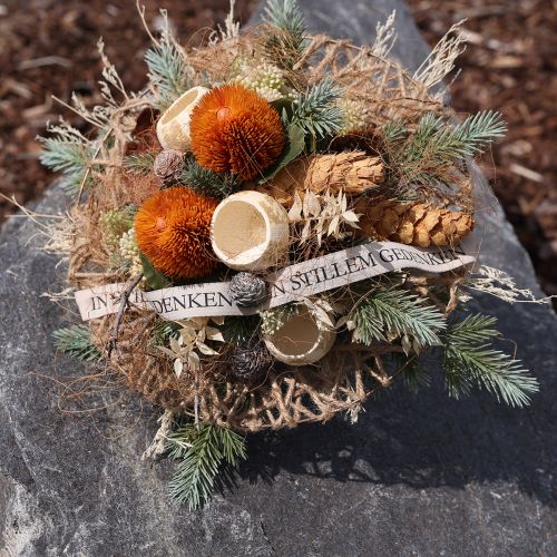 gjenstander Kunstige blomster, Banksia, Proteaceae Oransje L58cm H6cm 3 stk