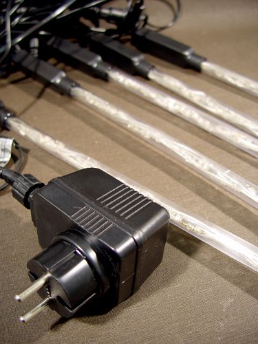 Floristik24 LED snøfnugg lyskjede med lys julehvit 5m