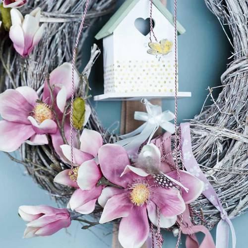 Floristik24 Magnolia mini rosa, rosa L53cm 3stk