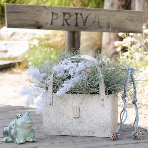 gjenstander Metallveske, moderne og behagelig atmosfære for innendørs og utendørs bruk, 28 cm