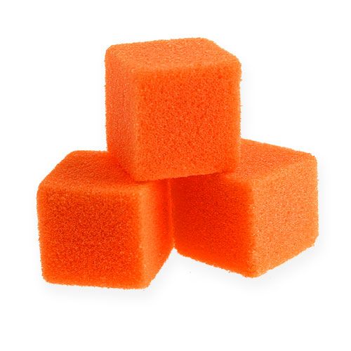 Våt skum mini-kube oransje 300p