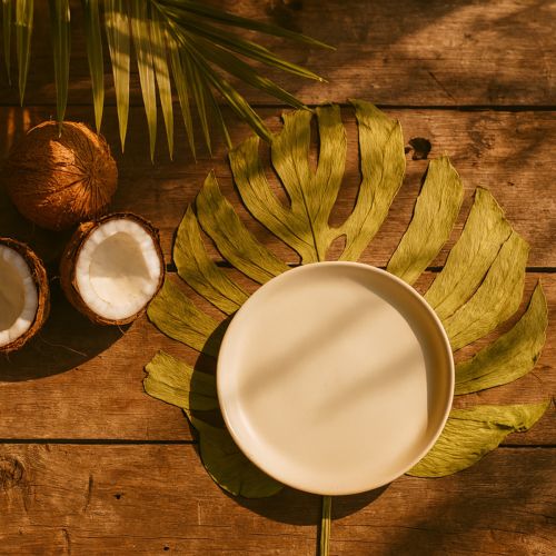 gjenstander Dekorative monsterablader for bohemsk og urban jungeldekorasjon