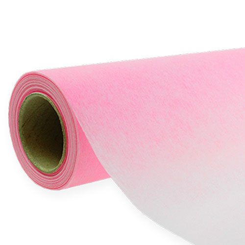 Dekorativ fleece 60cm x 20m rosa
