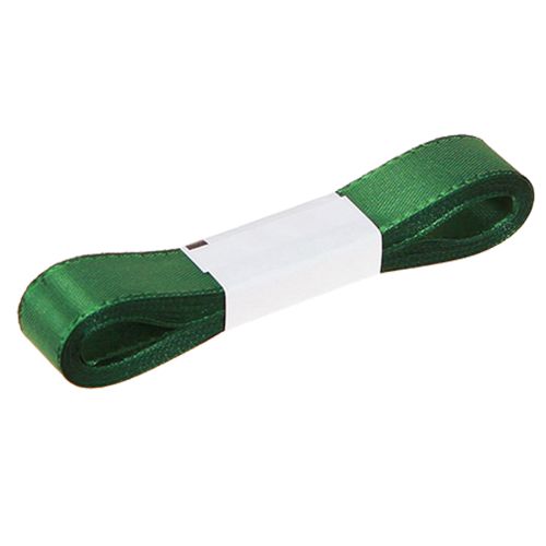 gjenstander Dekorativt bånd grønt gavebånd selvedge mørkegrønt 15mm 3m x 10 stk