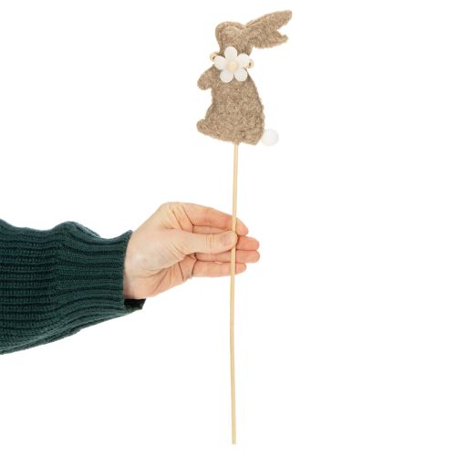 gjenstander Dekorativ påskeharefigur for vårdekorasjoner og sesongdetaljer, 42 cm, 8 deler