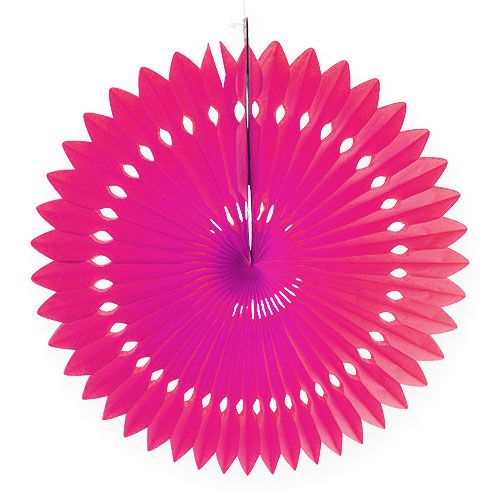 gjenstander Festdekorasjon bikakepapir blomst rosa Ø40cm 4stk