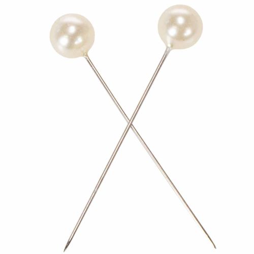 Perlehodede nåler, champagnefarget, Ø10 mm, 60 mm | Floristik24.no