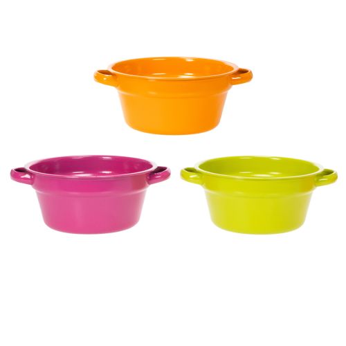 gjenstander Metallplantekasse, originalt design for sofistikerte oppholdsrom og stilig dekorasjon, 17 cm, 3 deler