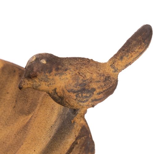Dekorativ hengende skål, hagedekorasjon, rustlook, Ø31 cm, L62 cm | Floristik24.no