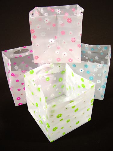 Plastpose 12x12cm 12stk. sortert